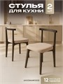 Стулья для кухни 2шт со спинкой мягкие деревянные 3934681DC